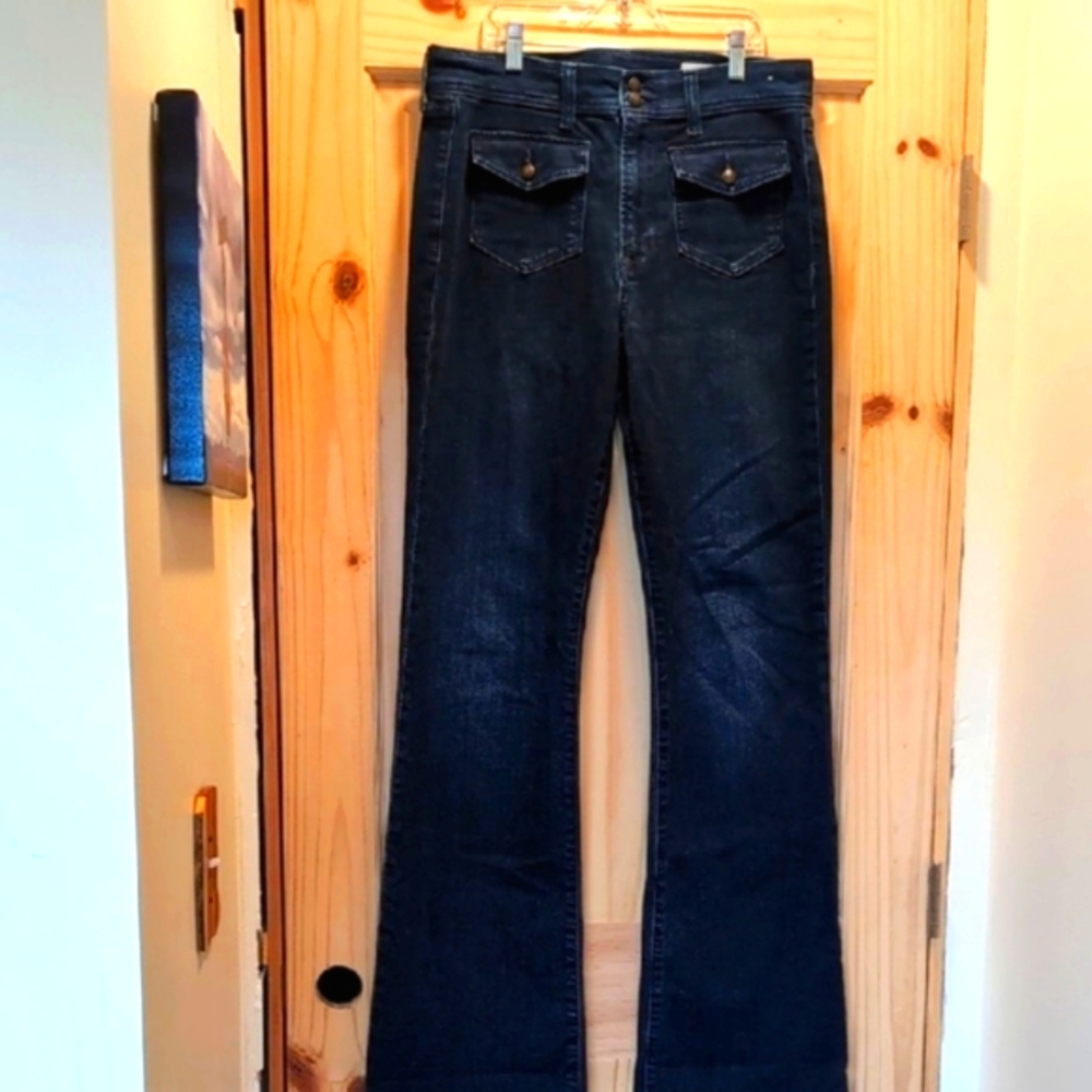 GAP Women's Flare Blue Jeans